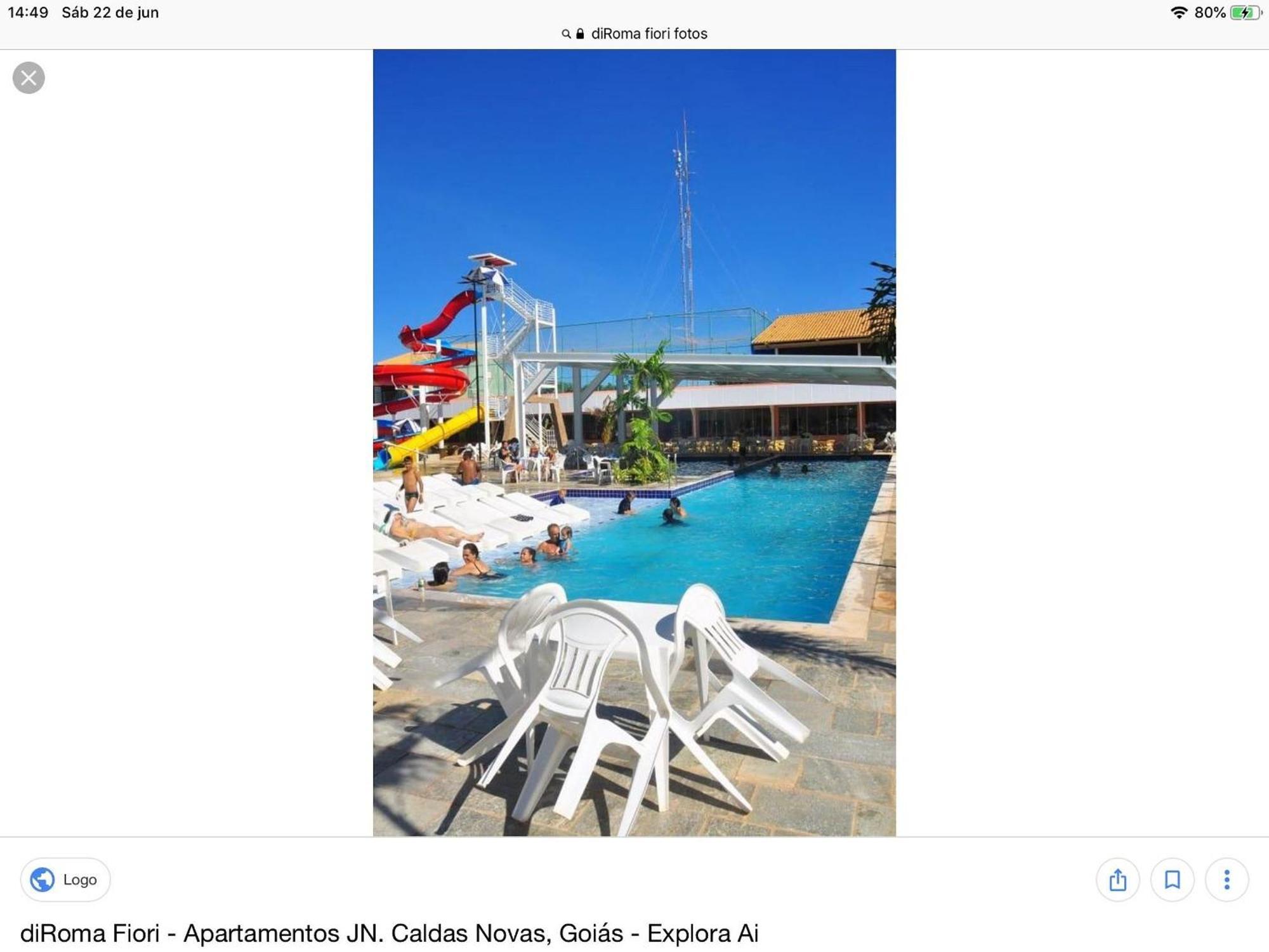 Diroma Fiori Apartment Caldas Novas Ngoại thất bức ảnh